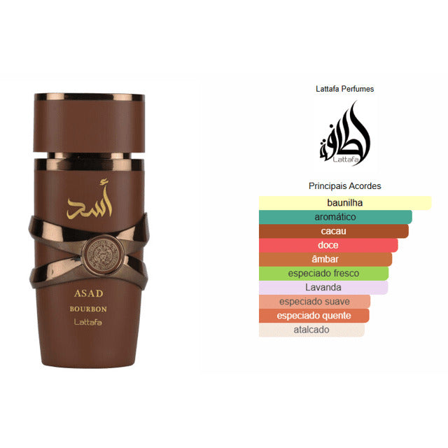 Lattafa Asad Bourbon Eau de Parfum 100 ml