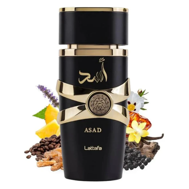 Lattafa Asad Eau de Parfum Perfume Árabe Masculino 100ml
