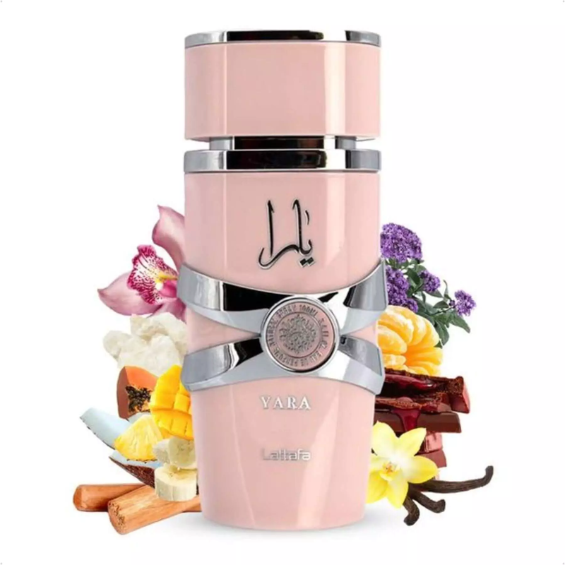 Perfume Lattafa Yara Rose EDP 100ml Feminino