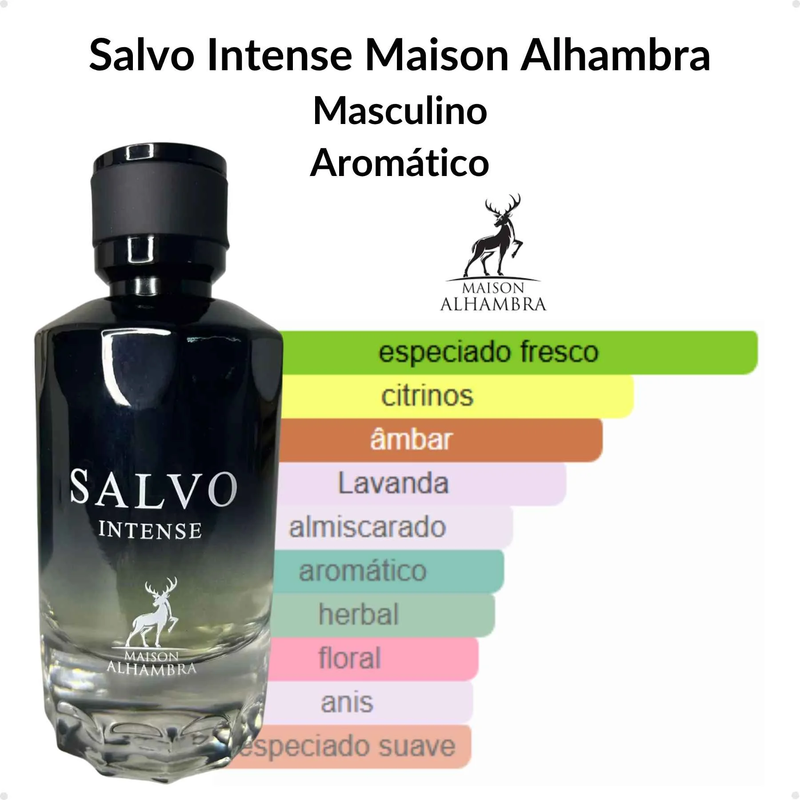 Perfume Maison Alhambra Salvo Eau de Parfum 100ml Masculino